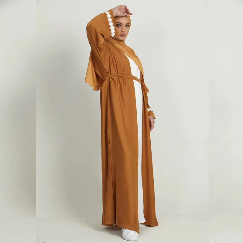 Muslim Long Dress Women Abaya Middle East Dubai Jalabiya Cardigan Robe Tunique Femme Musulman Abaya Kimono