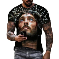 jesus christ 3d printed t shirt men ladies summer fashion casual short sleeve cool t shirt harajuku streetwear