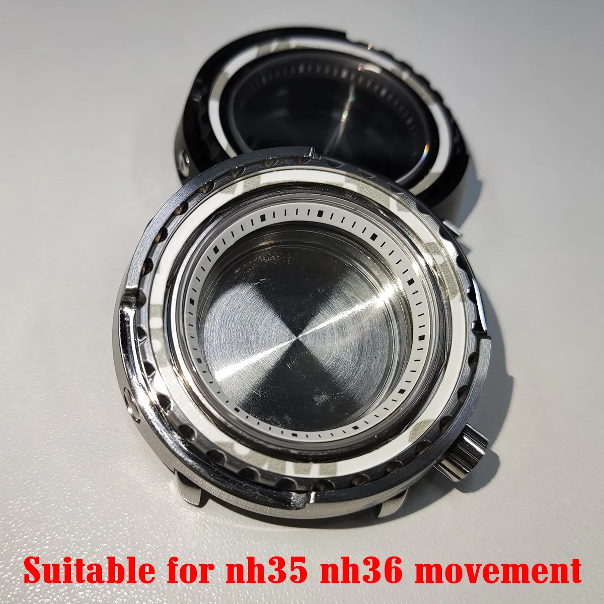 

NH35 case Tuna Canned Watch Case Diving Watch Cases for Seiko SBBN031 SKX007 Sapphire Stainless Steel NH35 NH36 Movement