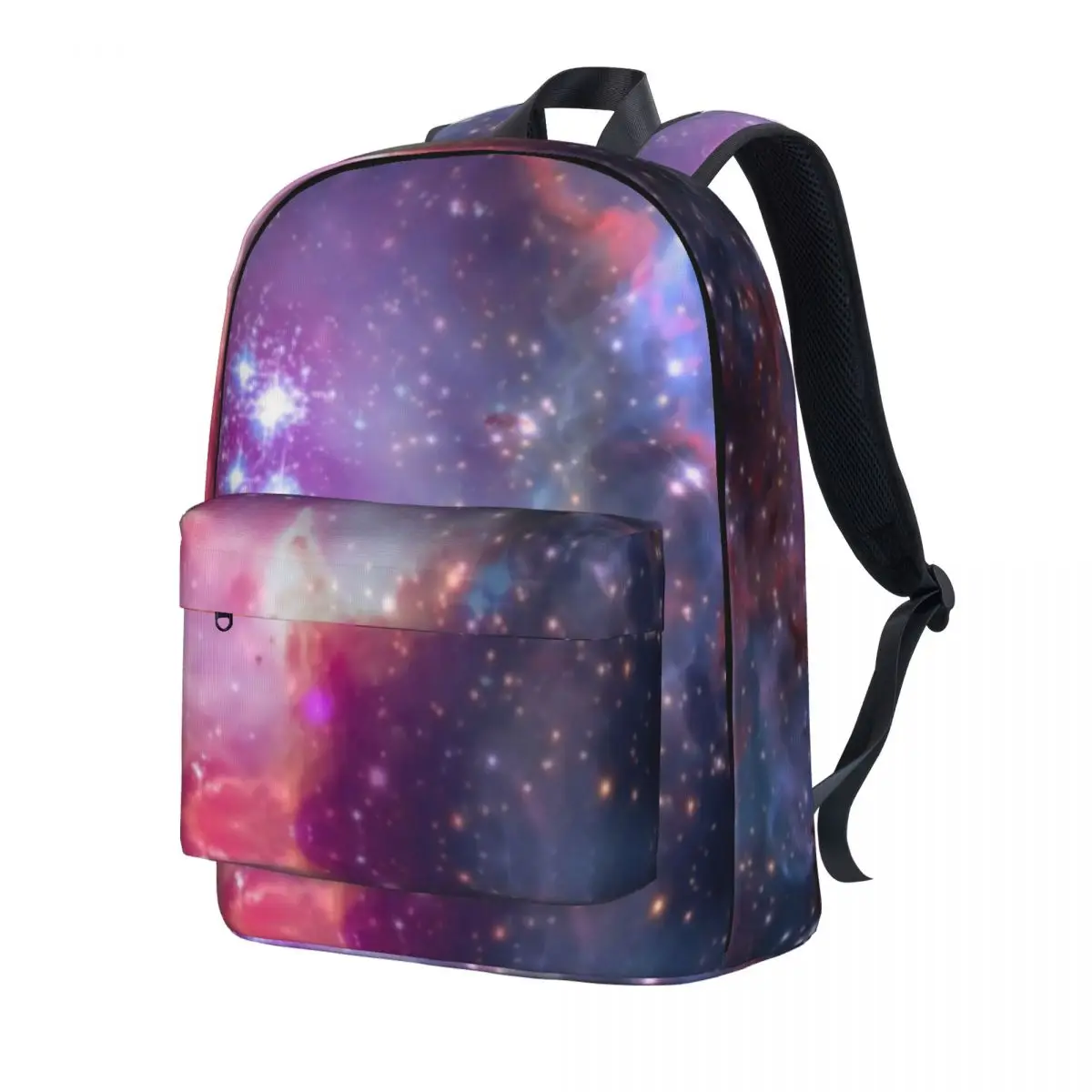 

Colorful Galaxy Backpack Night Sky Bright Stars Kawaii Backpacks Teen Hiking Lightweight School Bags Design Rucksack