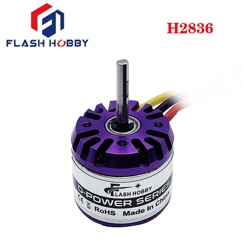 

FLASH HOBBY H2836 4000KV 3500KV 2-3S Brushless Motor for RC Model 450 Helicopter DIY Parts