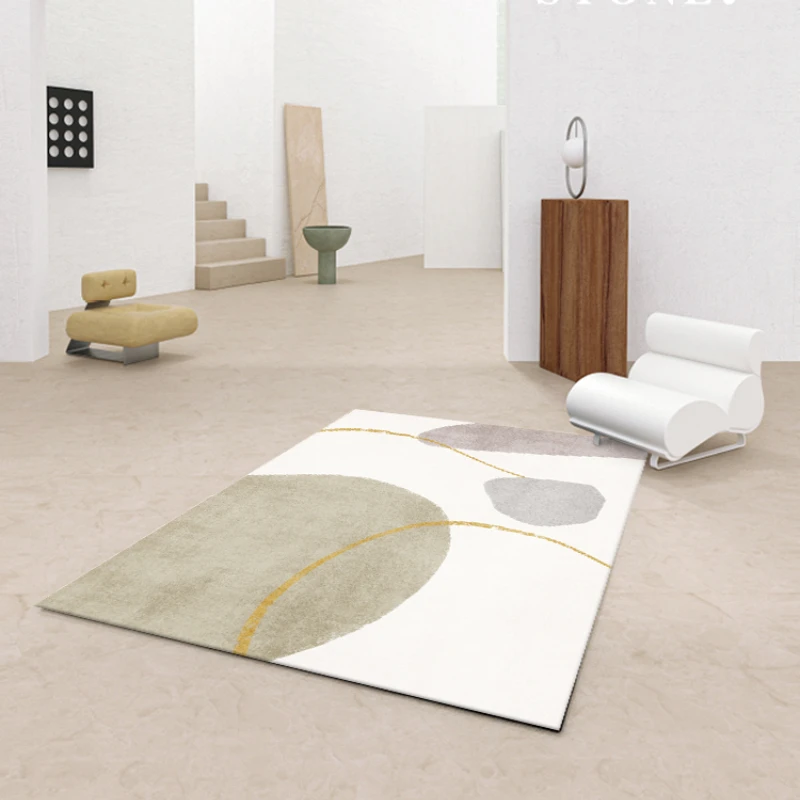 

Minimalist Contrasting Color Living Room Large Area Carpets Wabi-sabi Bedroom Girl Decoration Rugs Home Nordic Modern Floor Mat