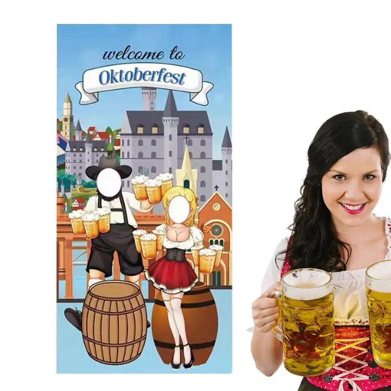 

Oktoberfest Photo Booth Props Oktoberfest Banner Props Backdrop 6 X 3.3ft Giant Fabric Photo Booth Background Oktoberfest Party