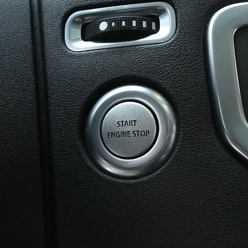 Наклейка на кнопку переключателя Newengine Start Stop для LR4 Discovery 4 и Land Rover Range Sport 2010-2013