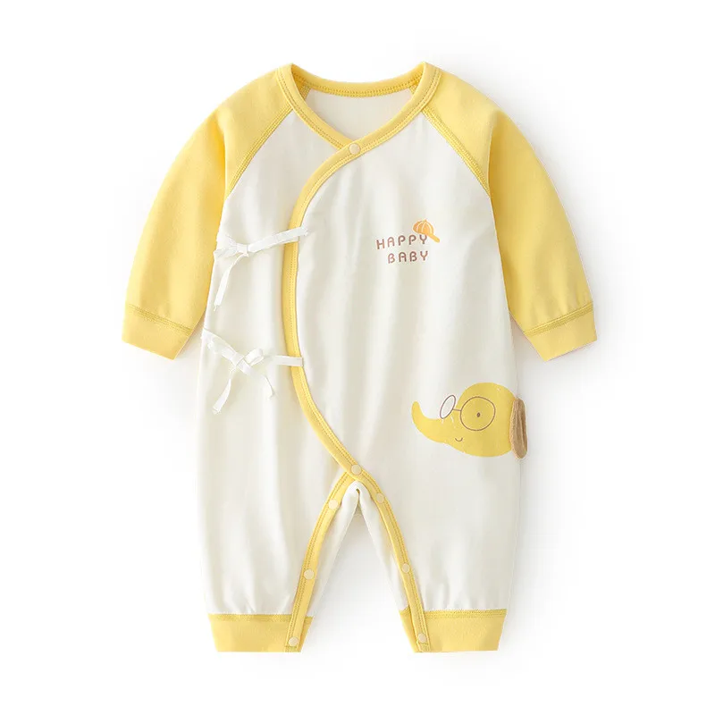 

Комбинезоны для новорожденных, Весенняя хлопковая одежда без косточек, Одежда для новорожденных, комбинезоны для мальчиков и женщин, цельн...