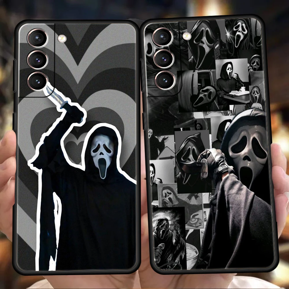

Ghostface Scream Horror Art Case for Samsung Galaxy S23 S22 S20 S21 FE Ultra S10 S10E S9 M22 M32 Plus S7 EDGE 5G Phone Cover Bag