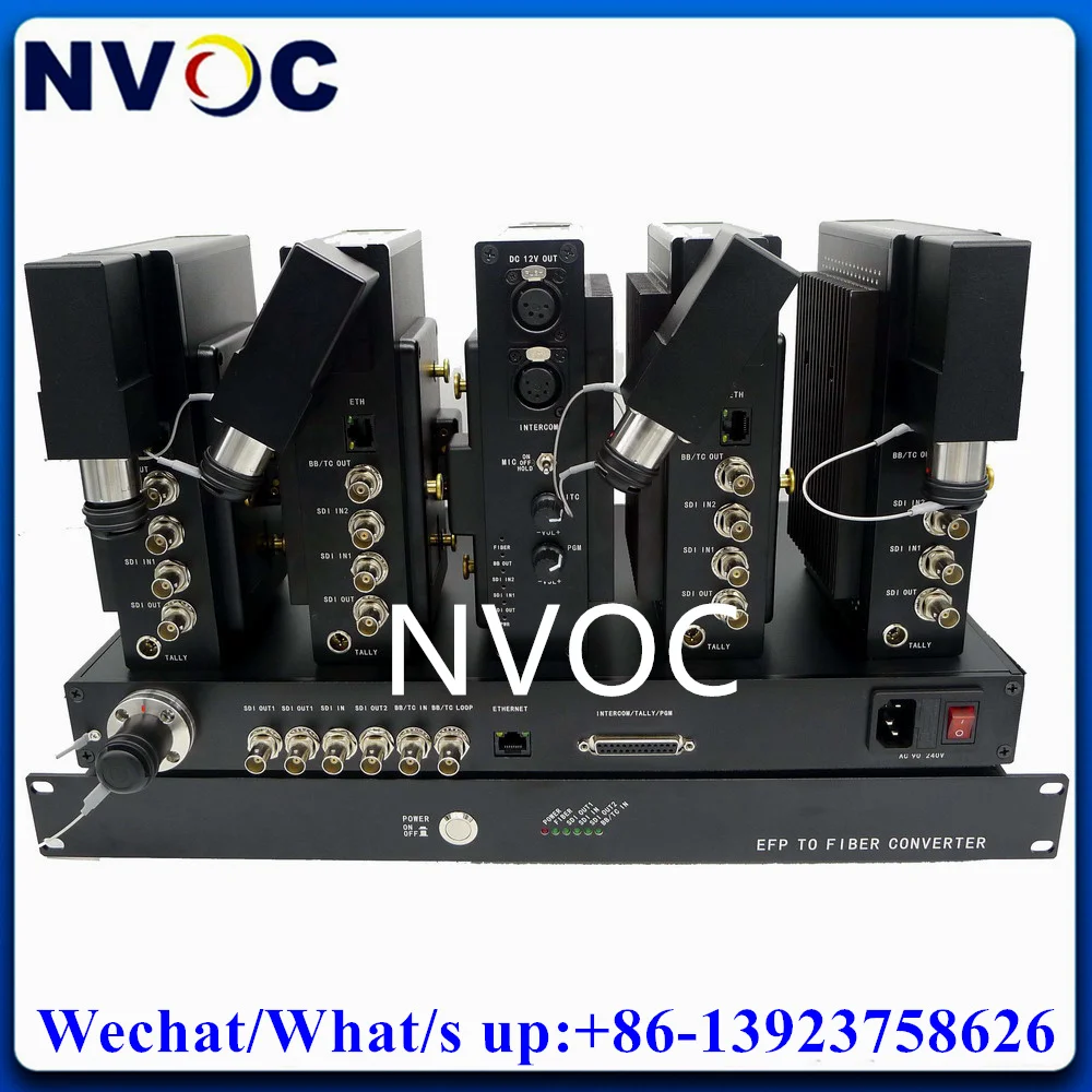 Прямая передача 2 канала и 1 Возврат SDI + 10/100M Ethernet + 1 канал PGM + сбалансированная аудиосистема внутренней связи для прямой трансляции из волокна с Lemo SMPTE
