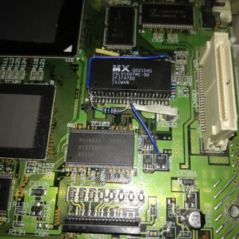 

Replace BIOS Chip MX29LV160TMC-90 Bootloader for DREAMCAST VA1 VA2 Motherboad New Dropship