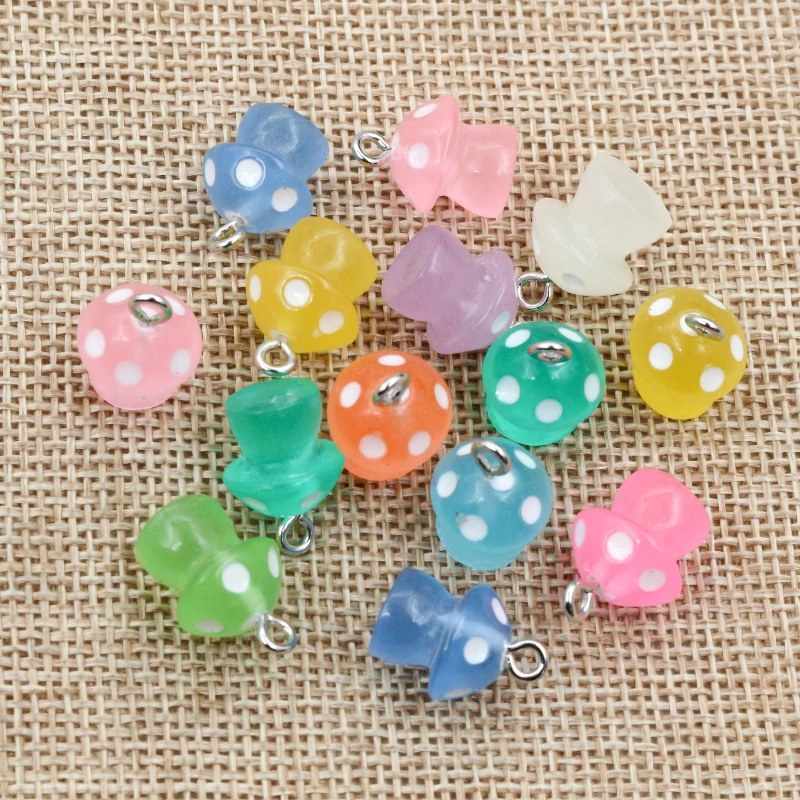

10 шт. 15*11,5 мм смешанный мультфильм 3D грибной шарм для женщин и девочек милые детские подарки подвески DIY ювелирные аксессуары