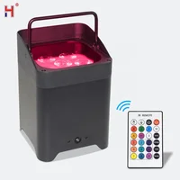 Disco LED Uplight 6X18W UV 6In1 Battery Powered Wifi APP Phone Control LED Par Party Light Smart Stage Lighting