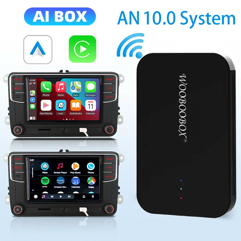 

Carplay Ai Box Android 10 Wireless Carplay Android Box Car Multimedia Player 4 Core A53 AN CarPlay Wired To Wireless CarPlay