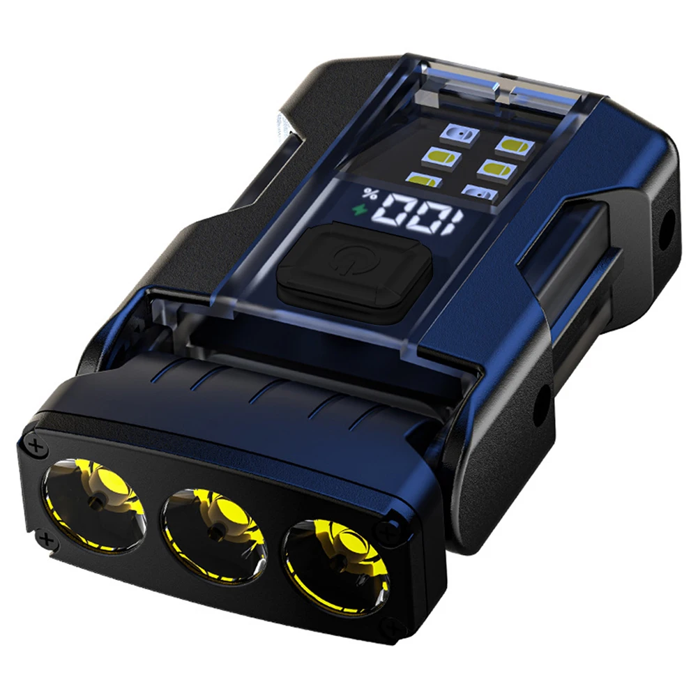 Сверхяркий фонарик COB+SMD LED с USB-зарядкой, портативный кемпинговый фонарь, мощный рабочий свет 800 мАч для кемпинга, рыбалки и прогулок. (art.: 3920dcdba53e4) - 3920dcdba53e4