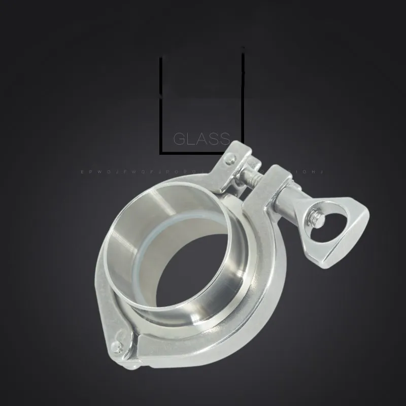 

OD 19mm 3/4" Sanitary Weld Ferrule + 1.5" Tri Clamp Clover + 1.5" PTFE Gasket Stainless Steel SUS SS304