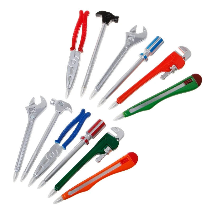 

6pcs Simulation Hardware Tools for Creative Ballpoint Pens Office School Supplie