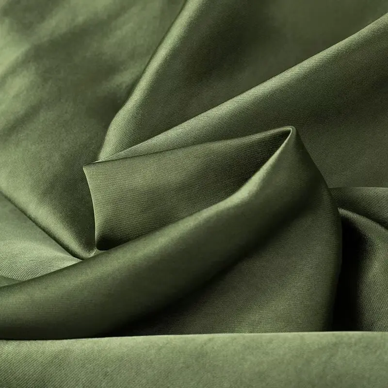 Женская атласная юбка-годе тонкая однотонная базовая юбка до щиколотки не