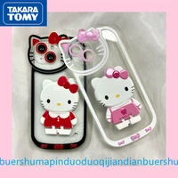 takara tomy hello kitty for iphone12 12 pro 12 pro max clear case for iphone 11 11 pro 11 pro max xsmax xr x all inclusive cover