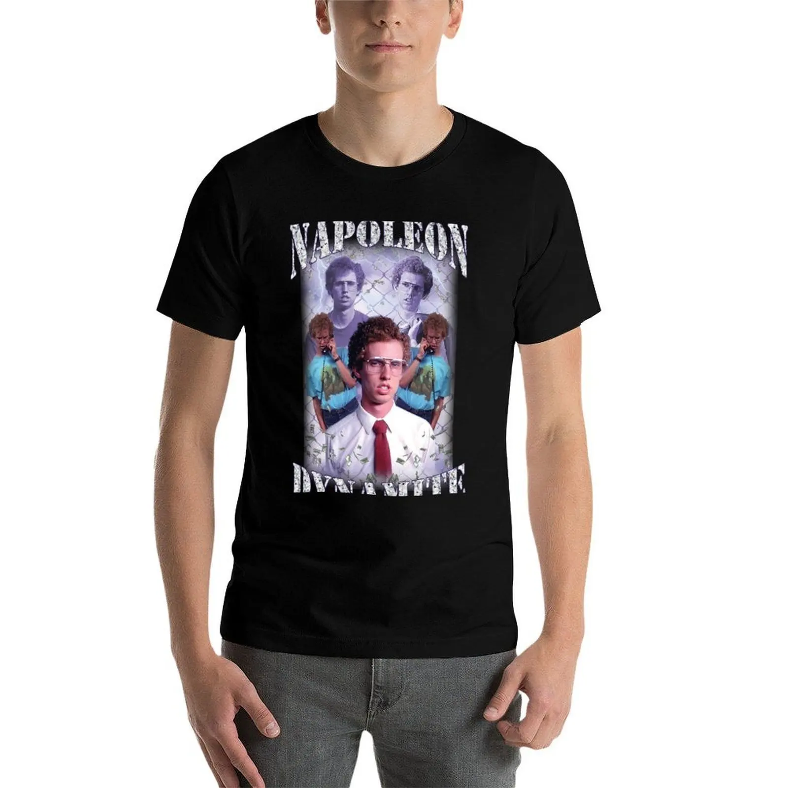 Фото Винтажная футболка Napoleon Dynamite в стиле бутлег, дышащая, для работы №4
