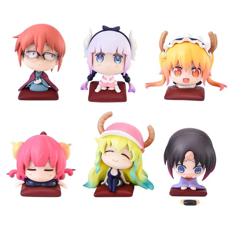 Фото Подлинная SOOTANG HOBBY Miss Kobayashi's Dragon Maid q-версия Hot Spring Travel аниме фигурка модель игрушки подарок на день рождения №1
