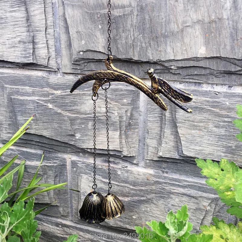 

Hot Sale Dragon Shape - Cast Iron Wind Bells for Lucky Fengshui & Garden Decor - Solid Metal Windchime, Great Gift