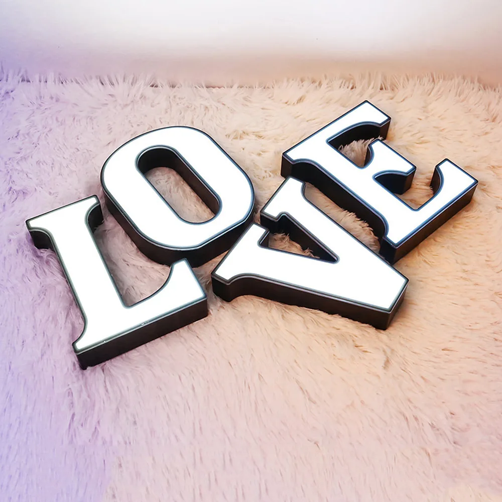 

letras love decoracion lettre lumineuse led name letter home deco