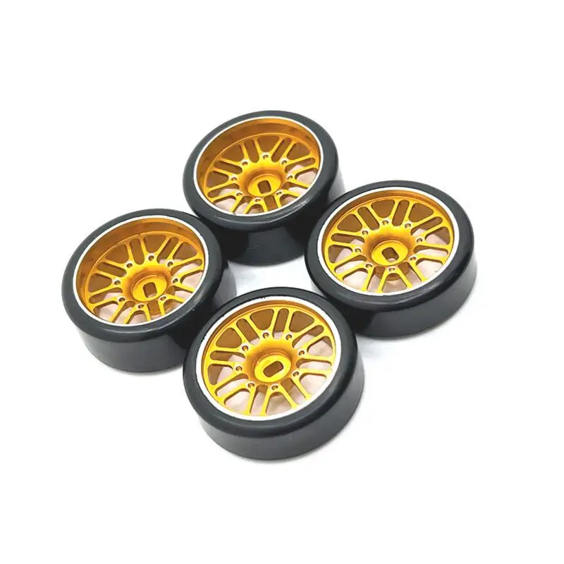

27mm Drift Hub Tires Metal Upgrade Spare Parts Compatible For Wltoys Mosquito Car 1/28 Remote Control Car