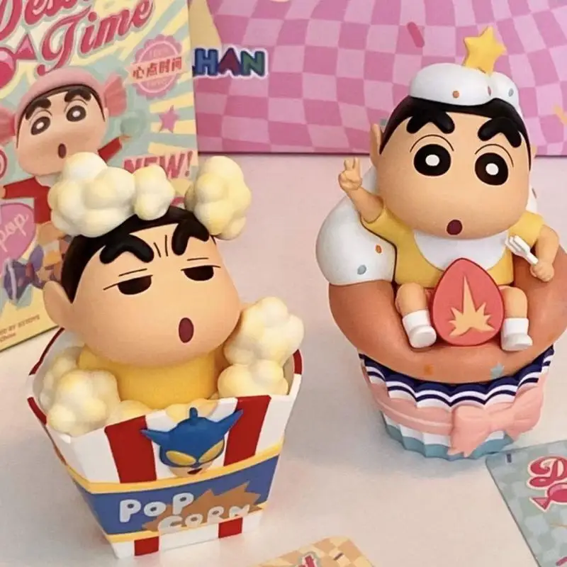 

Crayon Shin-Chan Heart Point Time Series Box I and The Heart Point Together It Dessert Tide Play Anime Action Model Children Toy