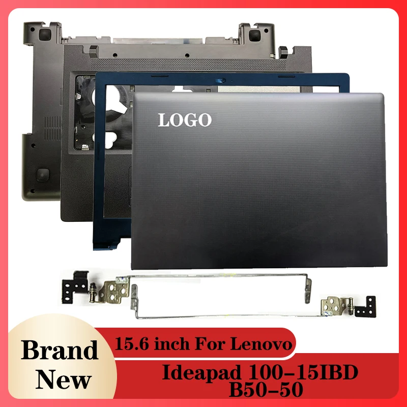 Задняя крышка для ноутбука/Передняя панель/петли/Упор для рук/нижний корпус для Lenovo Ideapad Tianyi 100-15 100-15IBD 80QQ B50-50 80S2