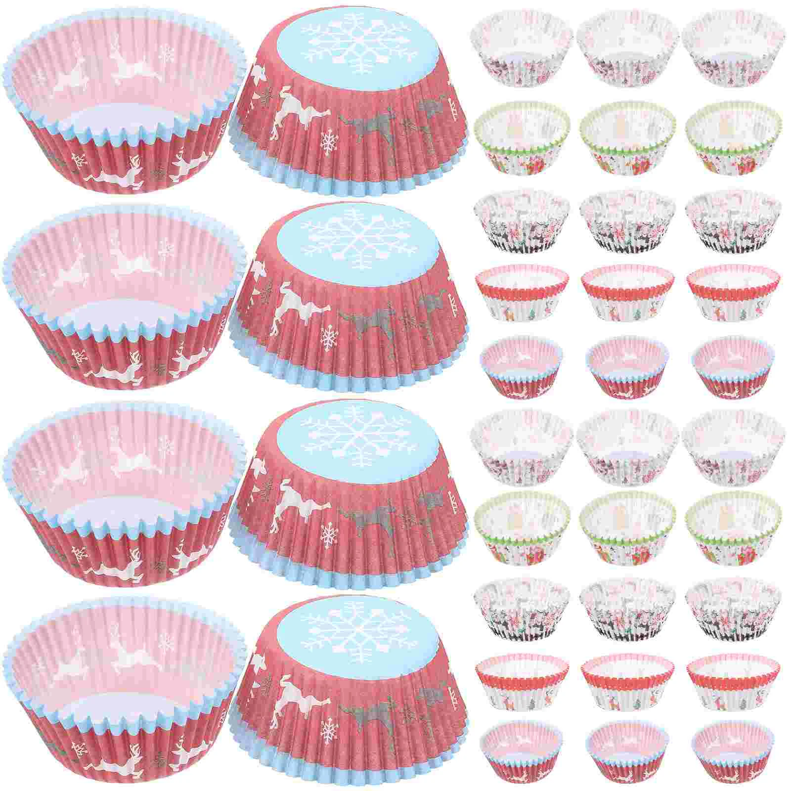 

500 Pcs Mini Paper Cake Liners Muffins Cup Baking Accessories Elder Greaseproof
