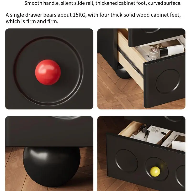 Классическая белая тумбочка деревянный современный европейский роскошный шкаф