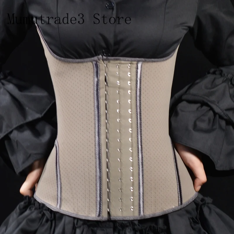 

12.59inch Longline Women's Underbust Latex Sport Girdle Waist Trainer Corsets Hourglass Body Shaper with 15pcs Steel Bones