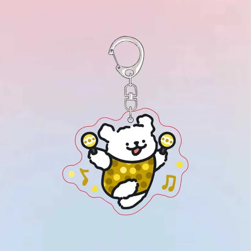 Фото Мультфильм MBTI Личность Malzis Line Puppy акриловый брелок аксессуары мультяшная сумка кулон брелок милый Шарм подарки друзьям №2