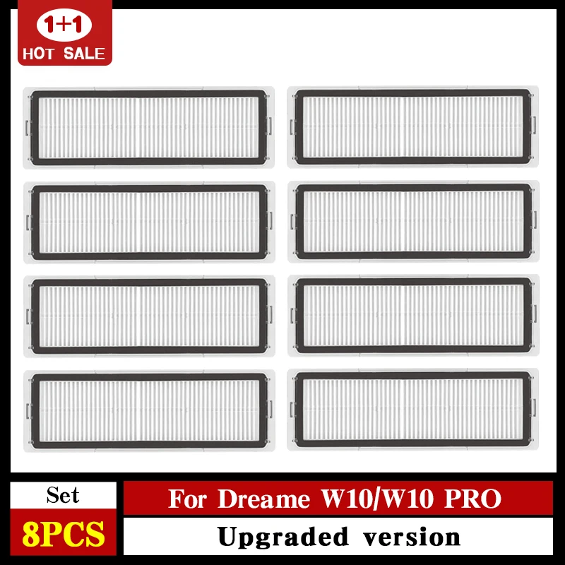 

For Dreame Bot W10 HEPA Filter Accessories Robot Vacuum Cleaner W10 PRO Mop Holder Hanger Side Brush Replacement Parts