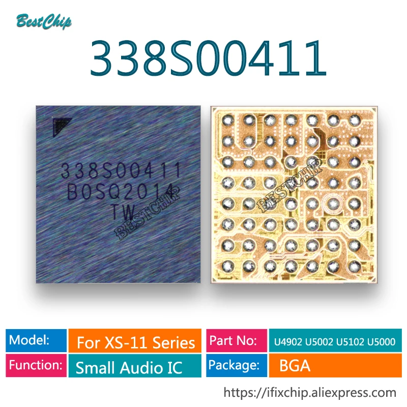 

Новый оригинальный 338S00411 U4902 U5002 U5102 U5000 CS35L27 маленький аудио усилитель: North Speaker ic для iphone XS xs-MAX XR 11 11Pro/ProMax