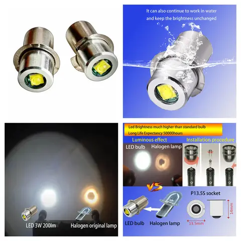 Светодиодная лампа Guixin-LED P13.5S Pr2 3Вт белый