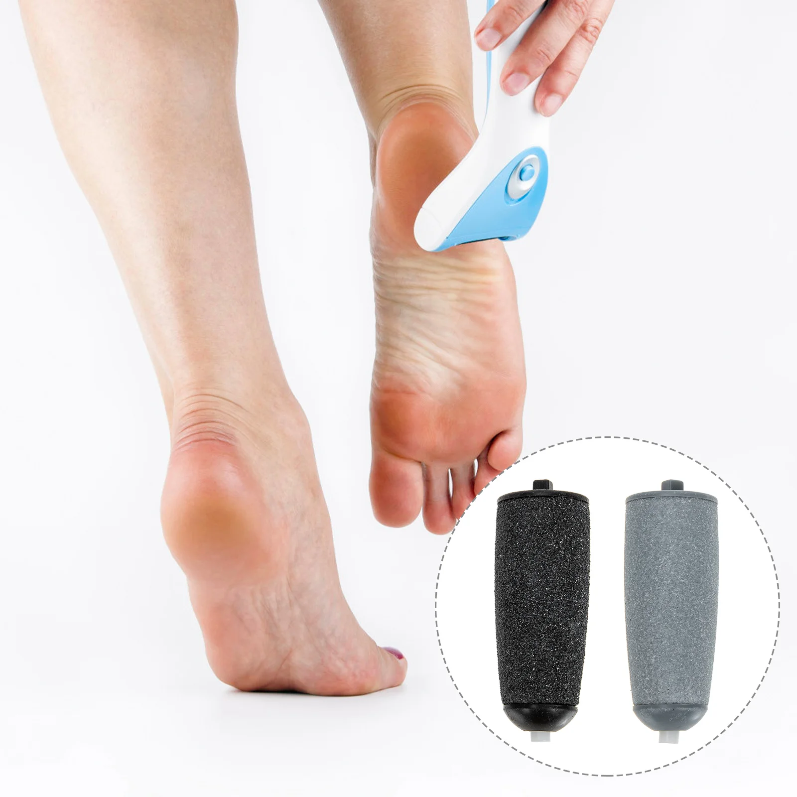 

Foot Grinder Replacement Head File Heads Pedicure Roller Supplies Callus Removers Accessory Dead Removing Tools Cleaning Power