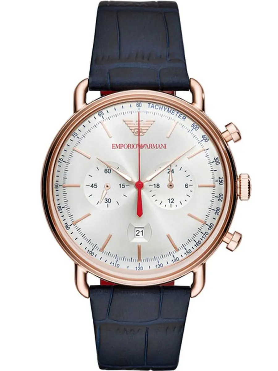 Часы мужские наручные Emporio Armani aviator оригинальные в подарочной упаковке кварцевый