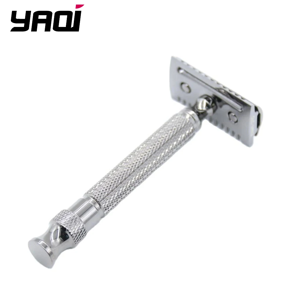 

Мужская Безопасная бритва с накатанным покрытием, 3 шт.