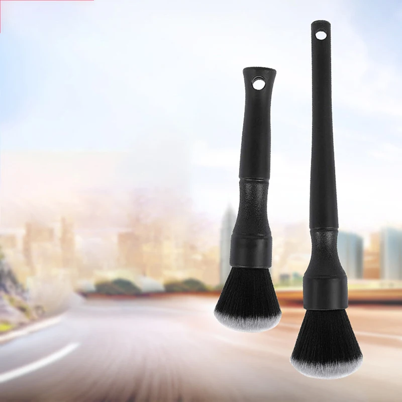 

Ультрамягкая щетка для детейлинга, супермягкая щетка для детейлинга салона автомобиля с синтетической щетиной, средство для тряпки автомо...