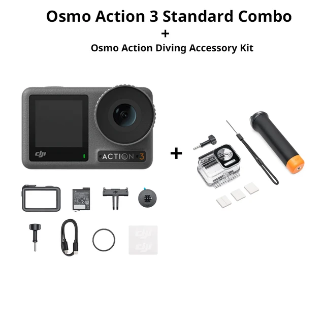 DJI Action 3 Standard Version + diving accessory kit