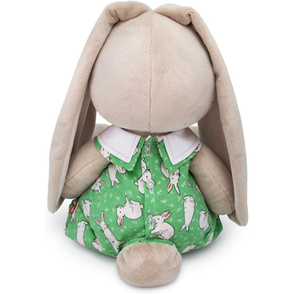 Мягкая игрушка Budi Basa Basik &amp Co Зайка Ми Большой в зеленом комбинезоне с кроликами |