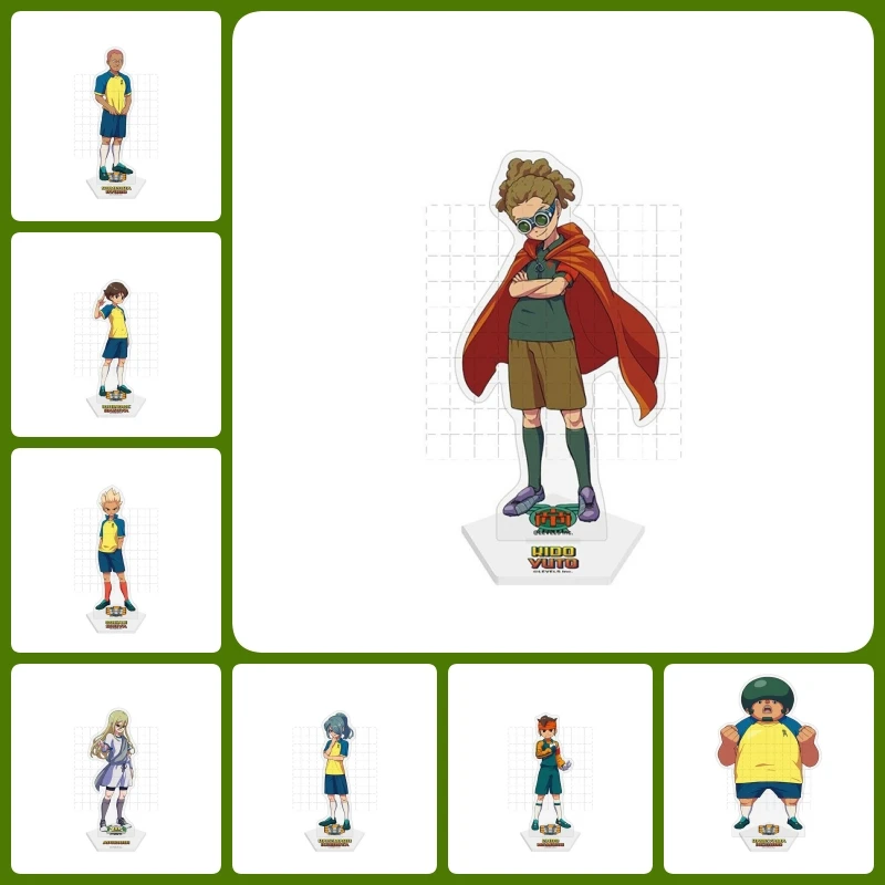 Фото Чрезвычайно горячее аниме INAZUMA ELEVEN 11, мини-фигурка, стоячая кукла Shiro Fubuki Asuto Inamori, маленькая акриловая подставка, оптовая продажа с фабрики №1