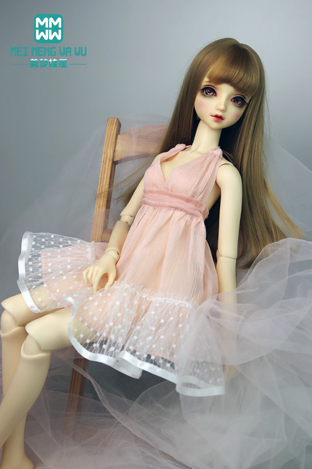 Одежда для куклы яркая юбка из марли шарнирных игрушек 58-60 см 1/3 BJD DD SD аксессуары