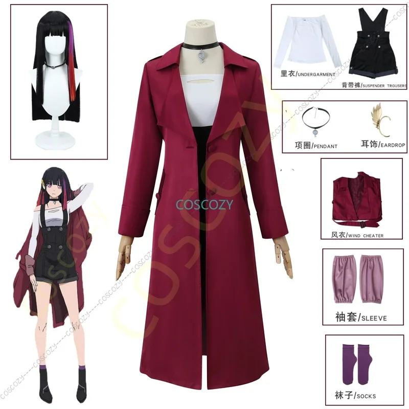 Костюм для косплея красного цвета из аниме Красная звезда