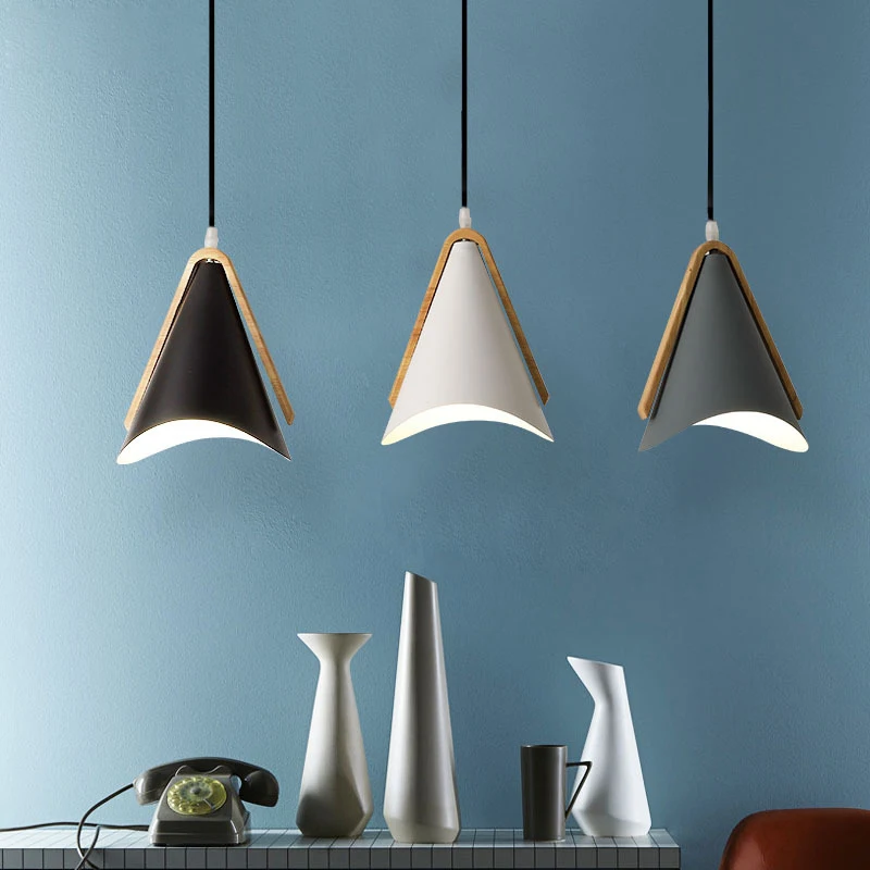 

Modern simple restaurant colorfull pendant lights Creative living room Lamp Simple bedside lamp Indoor Decoration Home Lighting