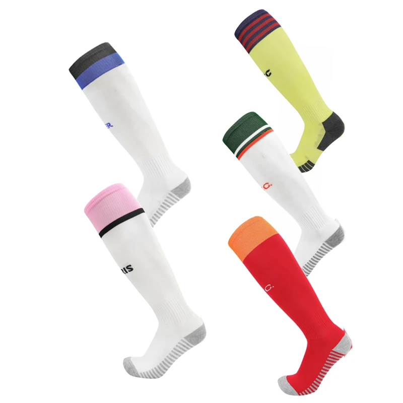 

Футбольные носки, новые европейские футбольные Клубные стили, детские, взрослые, для мальчиков, детские, до колена, спортивные, длинные, утепленные мужские носки