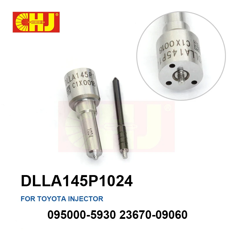 Фото DLLA145P1024 Форсунка системы Common Rail высокого давления для дизельного двигателя 2KD 093400-1024 095000-7761 095000-7751 095000-7750 №1