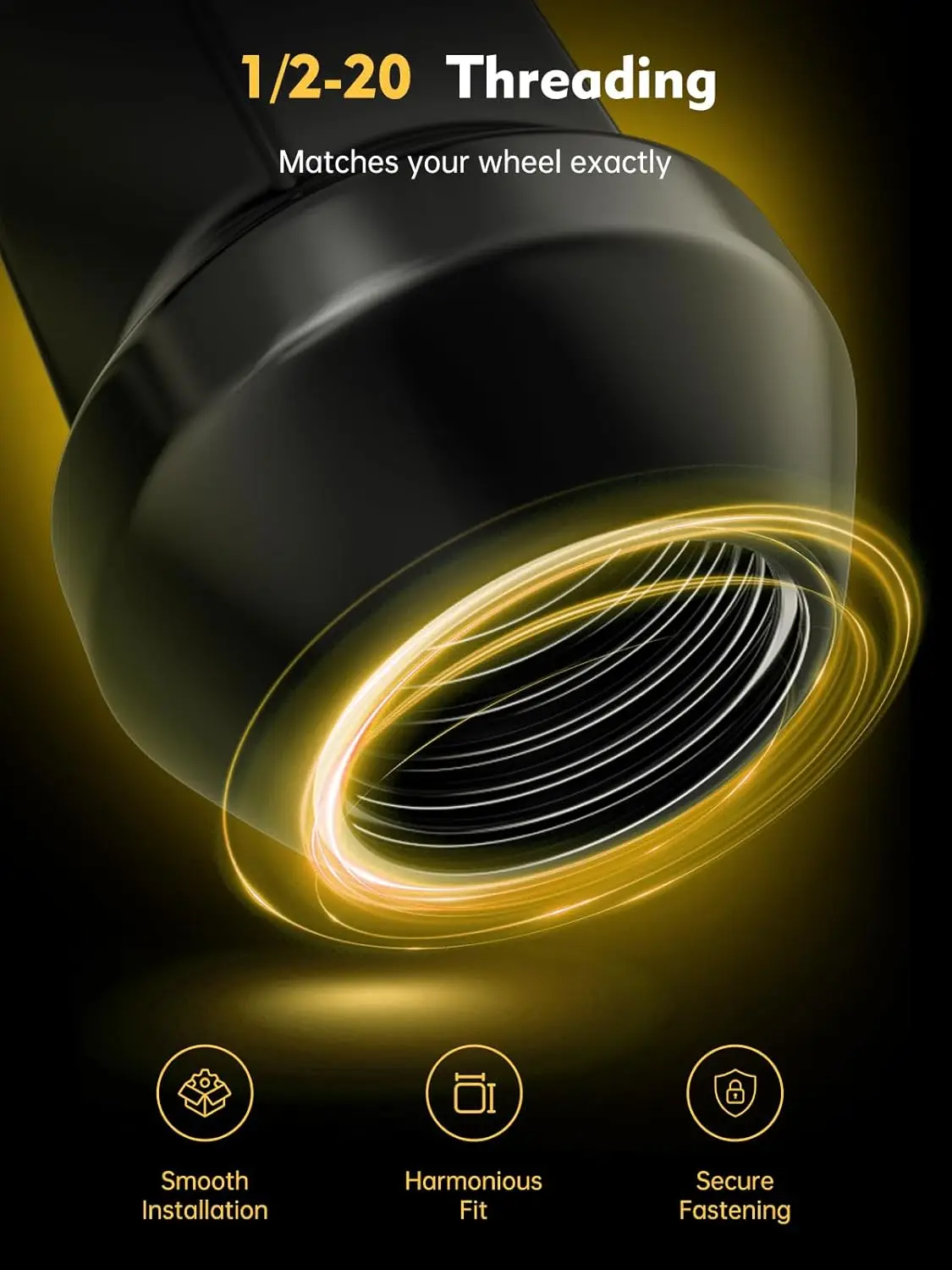 Гайка с проушиной 1/2-20 23 шт. замена 1987-2018 Wrangler JK 2002-2012 Liberty 1997-2010 Grand Cherokee Aftermarket