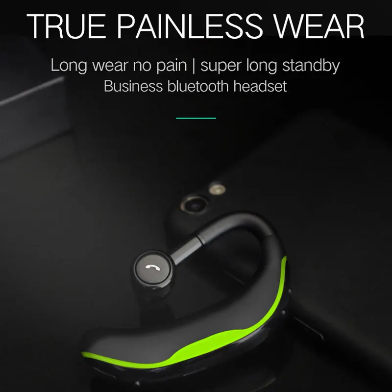 

Bluetooth Earphones Wireless Headphones with Mic Single In-Ear Sports Waterproof Bluetooth Handsfree Headset for Iphone XIaomi