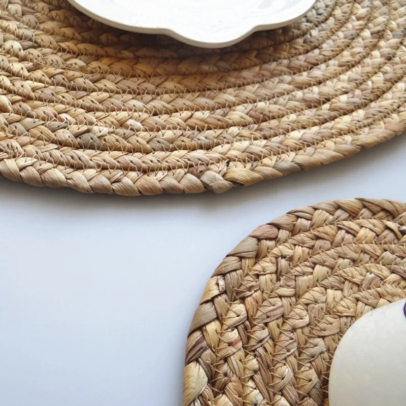 Подставки Potholders подставки для кастрюль коврики льняная термостойкая соломенная