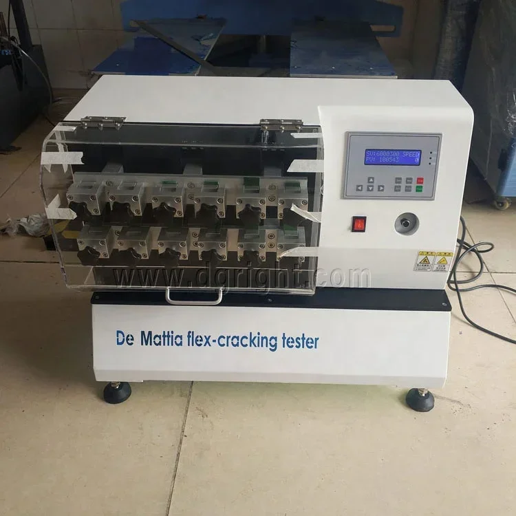 Фото ISO 7854 Метод резиновой пластиковой ткани с покрытием De Mattia Flex Tester №3